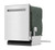 Sharp 24" Slide-In Stainless Steel Pocket Dishwasher (SDW6747GS) - Left View