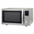 1.6 cu. ft. Sharp Stainless Steel Carousel Countertop Microwave (SMC1655BS) – left angle view