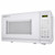 0.7 cu. ft. Sharp White Countertop Microwave (SMC0710BW) – left side view