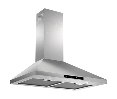 3-Speed 30" Wall Mount Chimney Range Hood (SHC3042FS) - right angle view