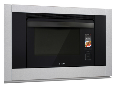 1.1 cu. ft. Supersteam+ Superheated Steam and Convection Built-in Wall Oven (SSC3088AS) – right angle view
