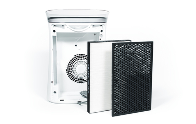 Back View of Sharp FPK50UW Air Purifier with FZK50HFU True HEPA Replacement Filter