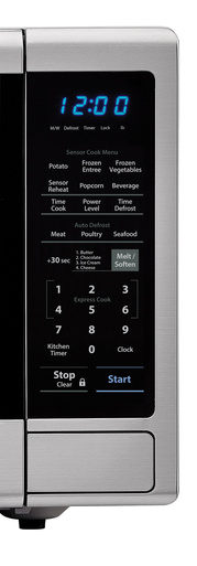 2.2 cu. ft. Stainless Steel Countertop Microwave (SMC2242DS) – control panel