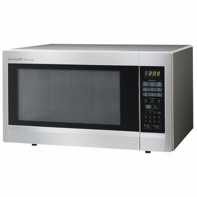 2.2 cu. ft. Stainless Steel Countertop Microwave (R651ZS) – left angle view