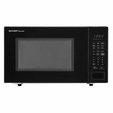 1.4 cu. ft. 1000W Sharp Black Countertop Microwave (SMC1441CB)