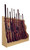 Pine Wooden Vertical Gun Rack 10 Place Long Gun Display