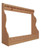 Pine Wooden Vertical Gun Rack 7 Place Long Gun Display