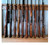 Oak Wooden Vertical Gun Rack 7 Place Long Gun Display