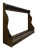 Pine Rustic Wooden Vertical Gun Rack 12 Place Long Gun Display