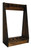Rustic Pine Wooden Vertical Gun Rack 6 Place Long Gun Display