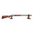 Rifle Shotgun Two Piece Table Top Mantle Display Stock Photo