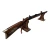 Oak Wooden Kentucky Long Rifle Presentation Table Display