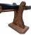Oak Wooden Kentucky Long Rifle Presentation Table Display stock photo