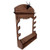 Oak Wooden 4 Place Wall Gun Rack Black Forest Carved Deer Stag