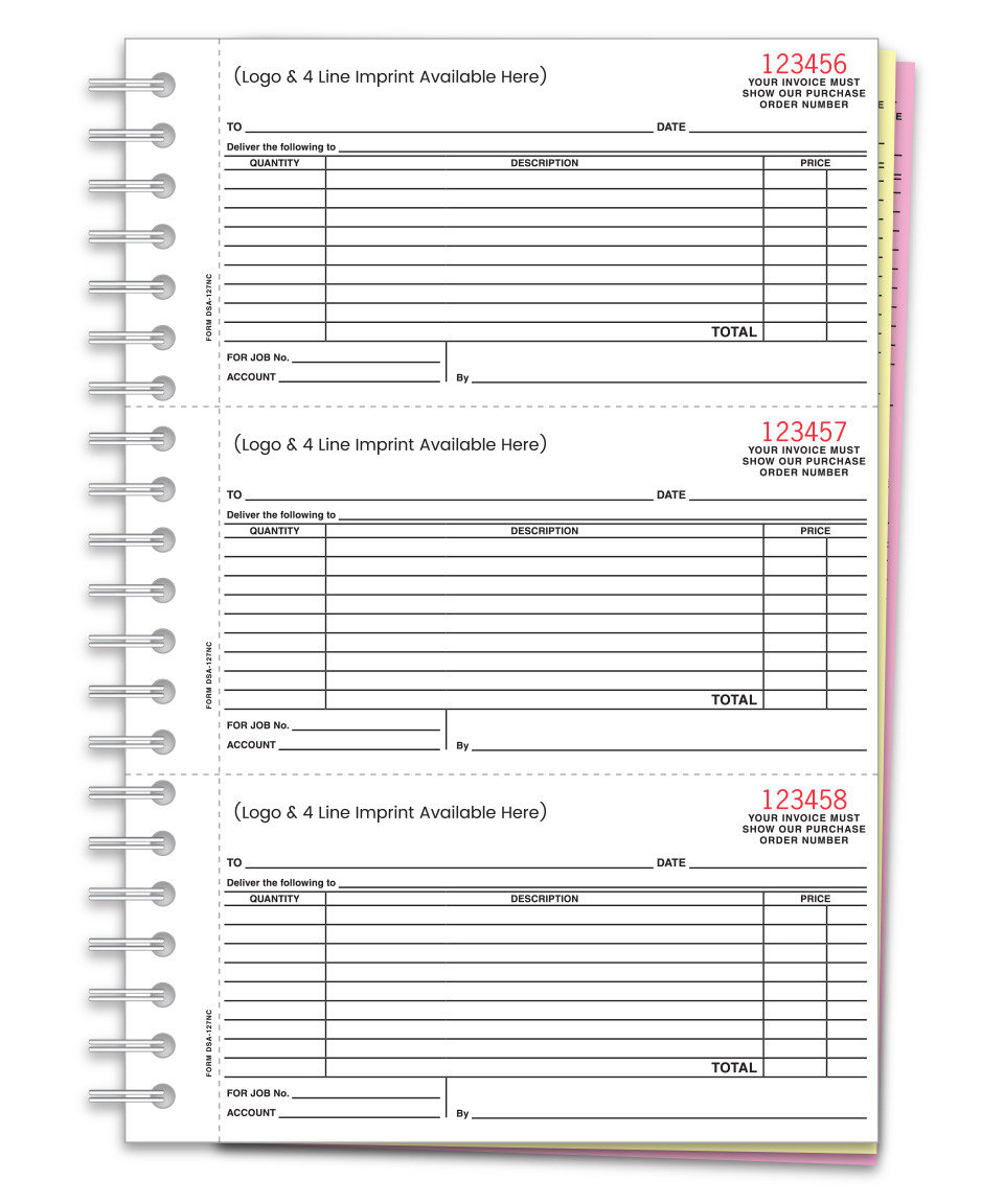 Purchase Order Books