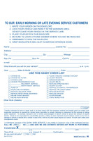 Service Estimate and Parts Return