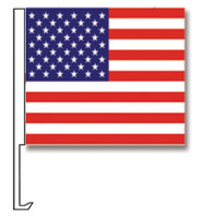 Window Clip-On Flags With Car Lot Slogans