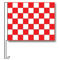 Window Clip-On Flags With Car Lot Slogans