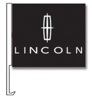 Window Flags With Vehicle Manufacturer Logos