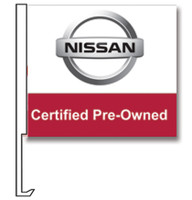 Window Flags With Vehicle Manufacturer Logos