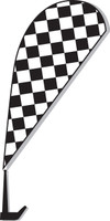 Vehicle Clip-On Paddle Window Flags (QTY. 1)
