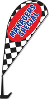 Vehicle Clip-On Paddle Window Flags (QTY. 1)