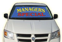 Windshield Promotional Banners