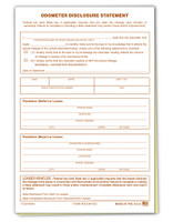 2-Part Odometer Disclosure Statements Compatible with ADP System (ODOM-933) - QTY. 100