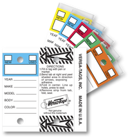 Versa-Tag Color-Top Key Tags (VT-202) - QTY. 250