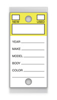 Versa-Tag Color-Top Key Tags (VT-202) - QTY. 250