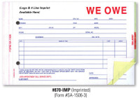 We Owe, 3-part Snap Out - IMPRINT
