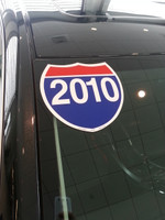 Interstate Shield Sign - Year Numbers (1 dozen)