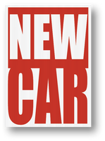 Jumbo Underhood Signs: Various Options to choose from! 29" x 41" (1 per box)