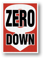 Jumbo Underhood Signs: Various Options to choose from! 29" x 41" (1 per box)