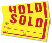 Versa-Tag JUMBO Sold/Hold Tags (VT-850) QTY: 250
