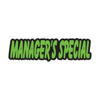 Die-Cut Green & Black Slogans (1 dozen)