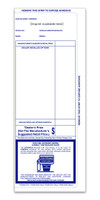 CUSTOM Addendum Stickers w/ 3-Sided Permanent Adhesive, #8266, 8267, 8268 (4 1/4" x 11") QTY: 500