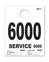 HeavyBrite 4-part Service Dispatch #'s (white stock) - QTY. 1,000