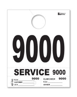 HeavyBrite 4-part Service Dispatch #'s (white stock) - QTY. 1,000