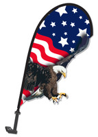 3D Vehicle Clip-On Paddle Flags (QTY. 1)