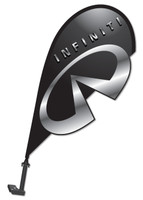 3D Vehicle Clip-On Paddle Flags - MANUFACTURER (QTY. 1)