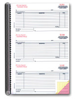 3-Part Purchase Order Books - PLAIN  (Form# DSA-127-NC) 150/book