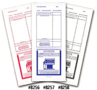 Addendum Stickers w/ Tape Adhesive #8256, 8257, 8258 (5.5" x 12.5")