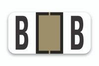 FILE RIGHT Color-Code Alphabet Labels (A-Z) 1-set of 270 labels