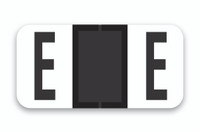 FILE RIGHT Color-Code Alphabet Labels (A-Z) 1-set of 270 labels