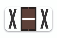 FILE RIGHT Color-Code Alphabet Labels (A-Z) 1-set of 270 labels