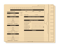 FILE RIGHT Color-Code File Folders  - Printed (Box of 100)
