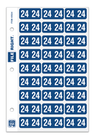 FILE RIGHT: Color-Code Years - Ringbook w/1 set of 270