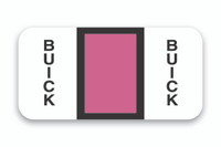 FILE RIGHT Color-Code Auto-Makes (Ringbook) - 270 Auto-Make Labels per set