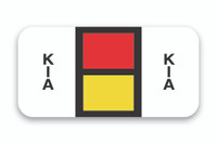 FILE RIGHT Color-Code Auto-Makes (Ringbook) - 270 Auto-Make Labels per set